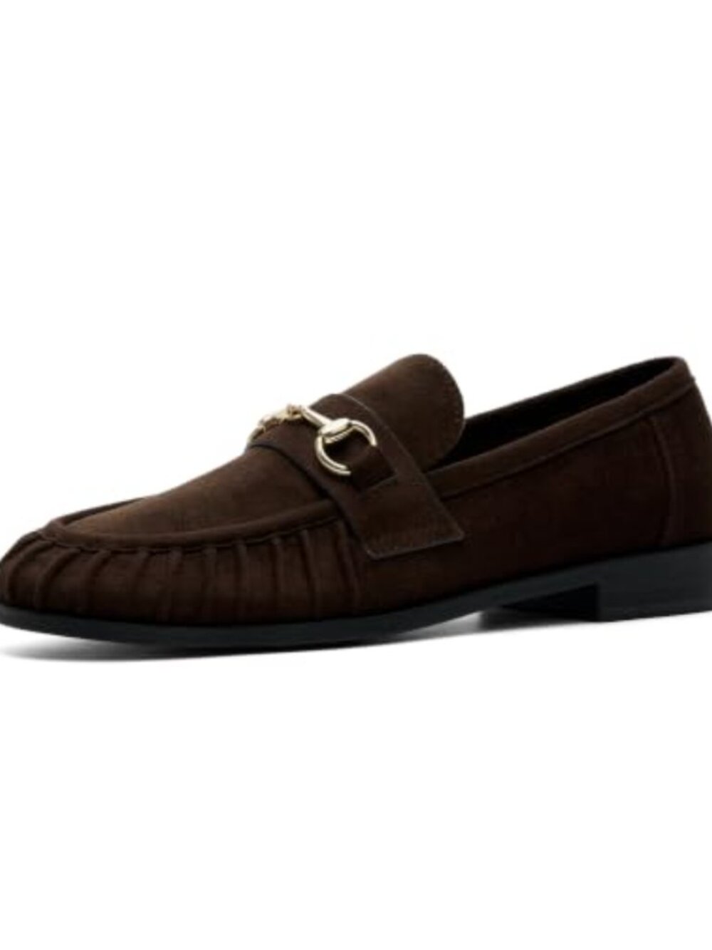 Horsebit Penny Loafers Faux Suede Comfortable Slip-On Women's Shoes